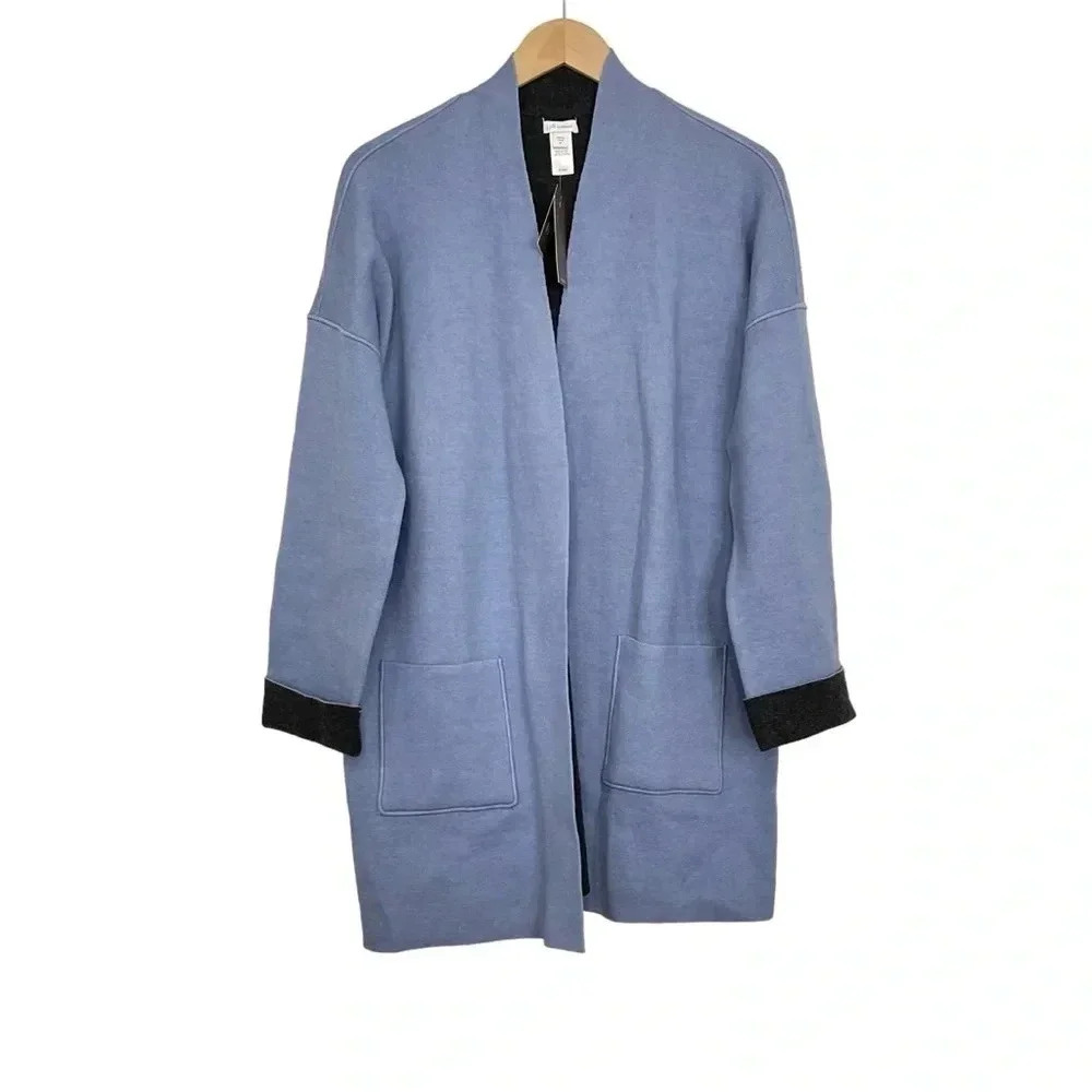 J. Jill Reversible Longline Cardigan Medium